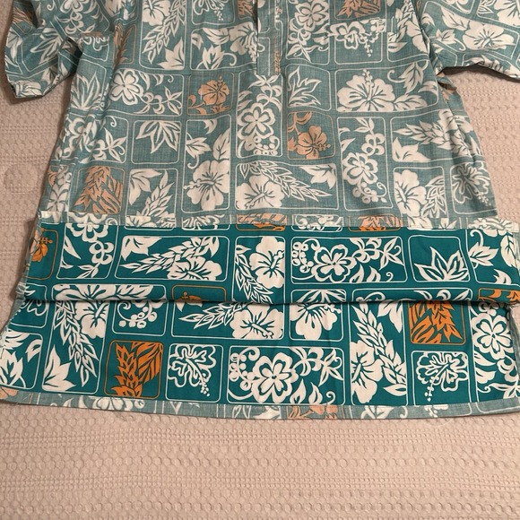 Barefoot in Paradise VTG XL Hawaiian Shirt Vacation Beach Surf  Resort Cruise - Picture 2 of 5